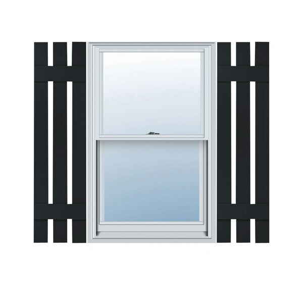 Ekena Millwork Builders Edge, Standard Three Board Spaced, Board-n-Batten Shutters, 70120039002, PR 070120039002 - main